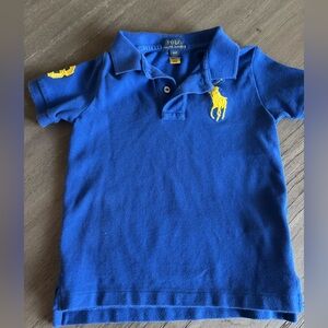 Polo by Ralph Lauren Toddler Boy 3t Big Pony Blue Polo Shirt